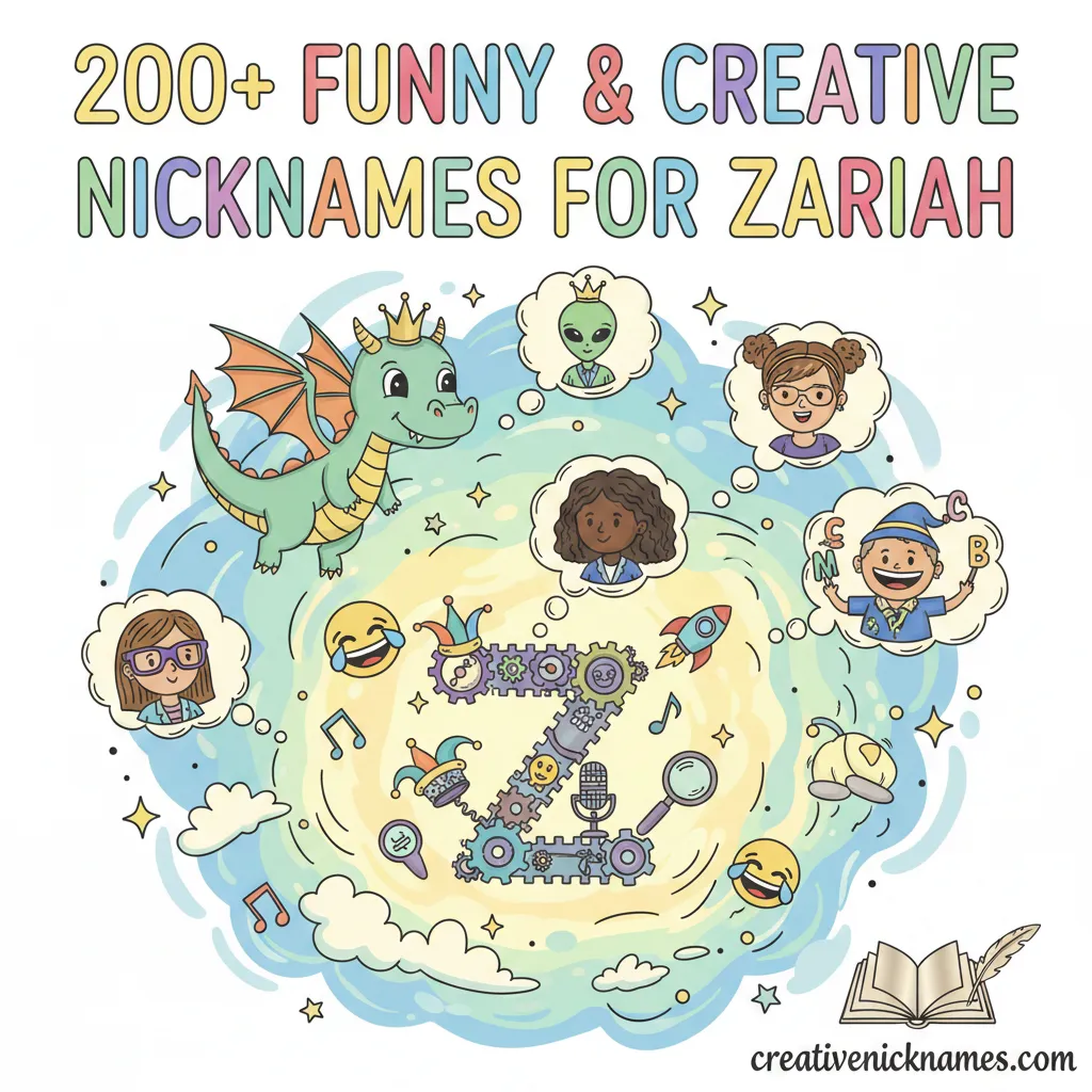 200+ Funny & Creative Nicknames for Zariah