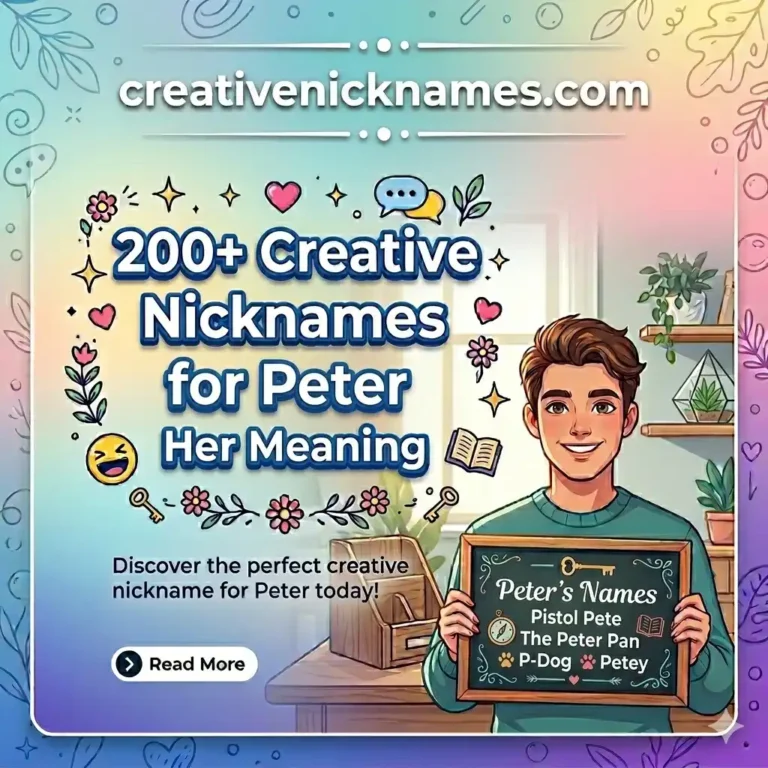 Nicknames for Peter