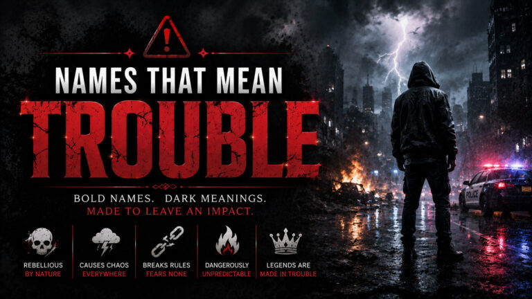 Names That Mean Trouble