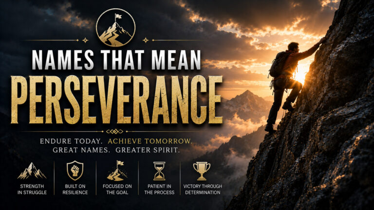 Names That Mean Perseverance