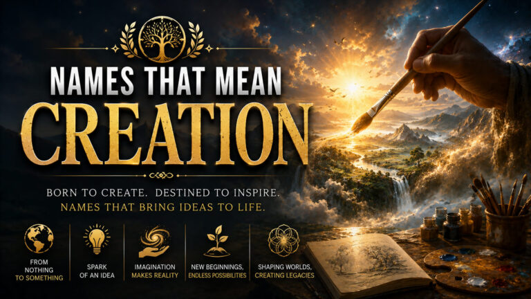 Names That Mean Creation