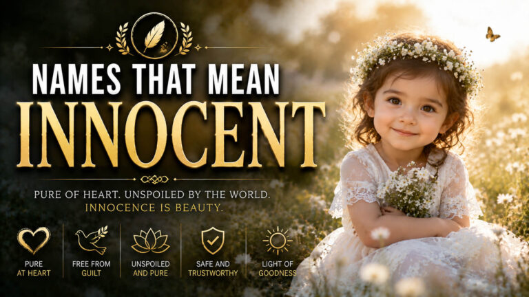 Names That Mean Innocent