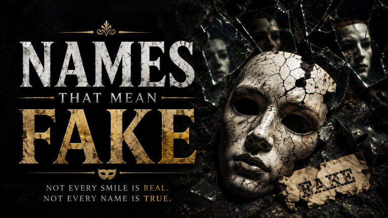 Names That Mean Fake