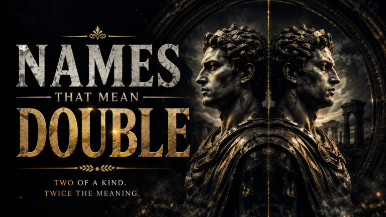 Names That Mean Double