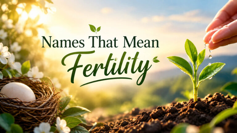 Names That Mean Fertility
