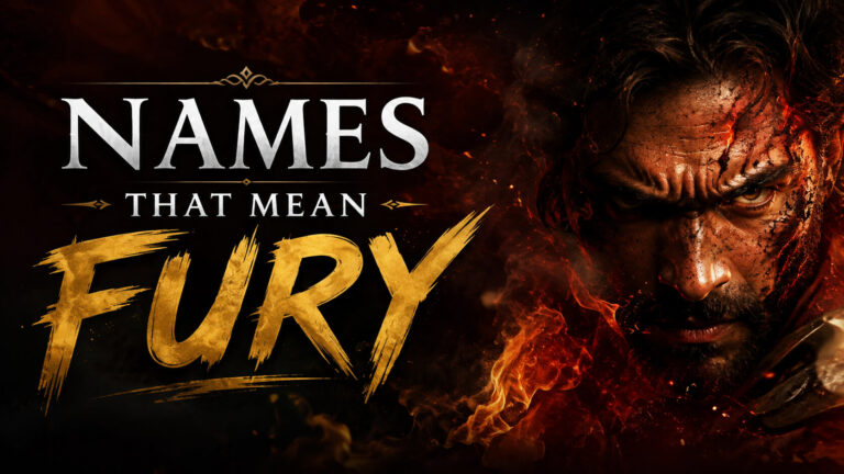 Names That Mean Fury