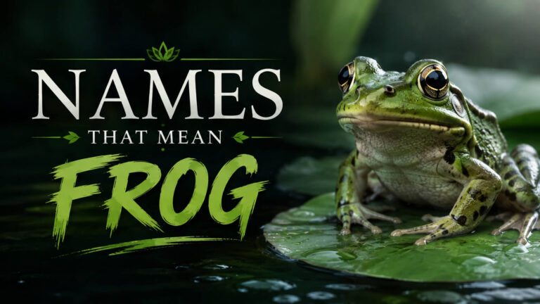 Names That Mean Frog