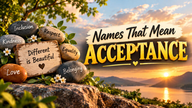 Names That Mean Acceptance