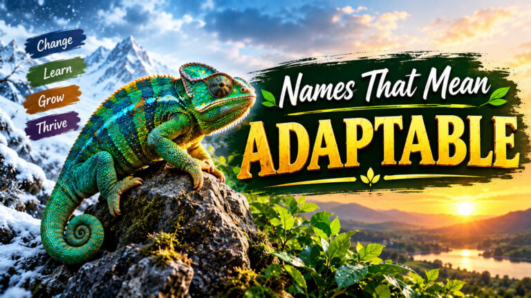 Names That Mean Adaptable