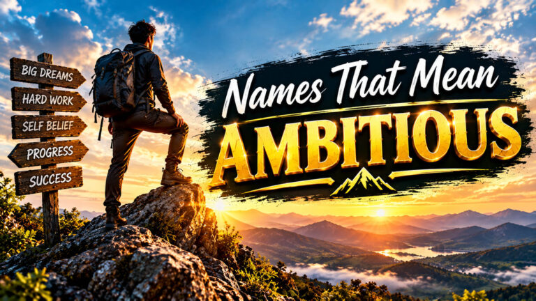 Names That Mean Ambitious