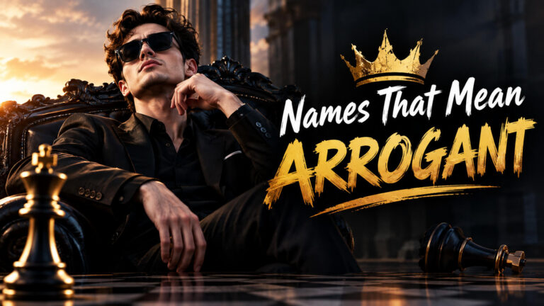Names That Mean Arrogant