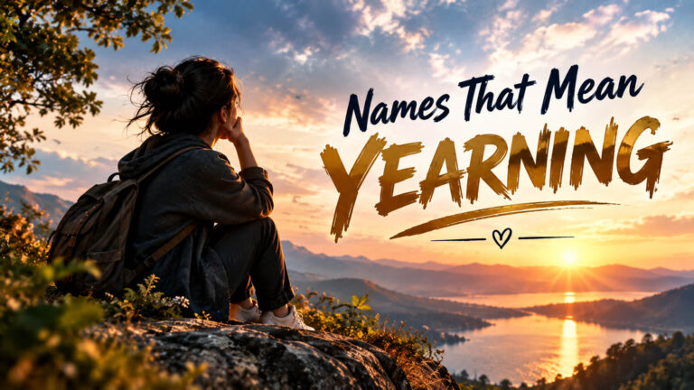 Names That Mean Yearning