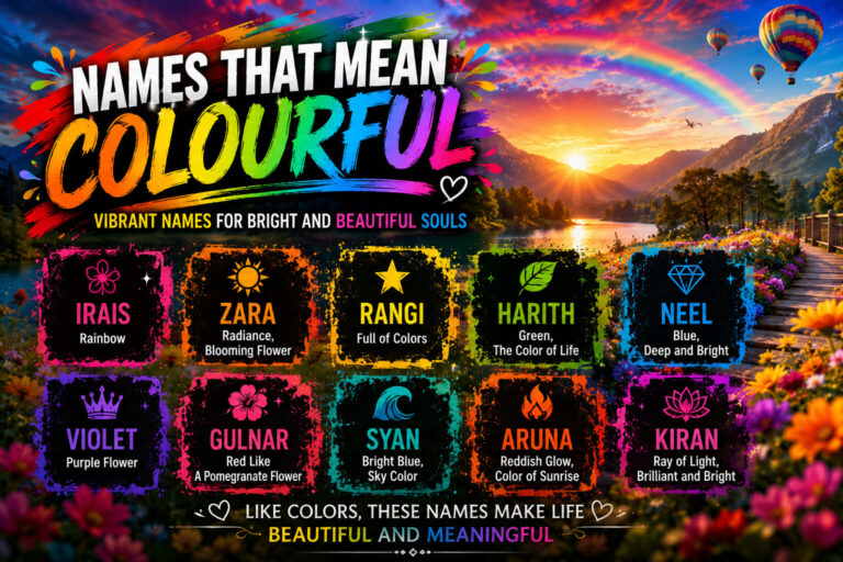Names That Mean Colourful