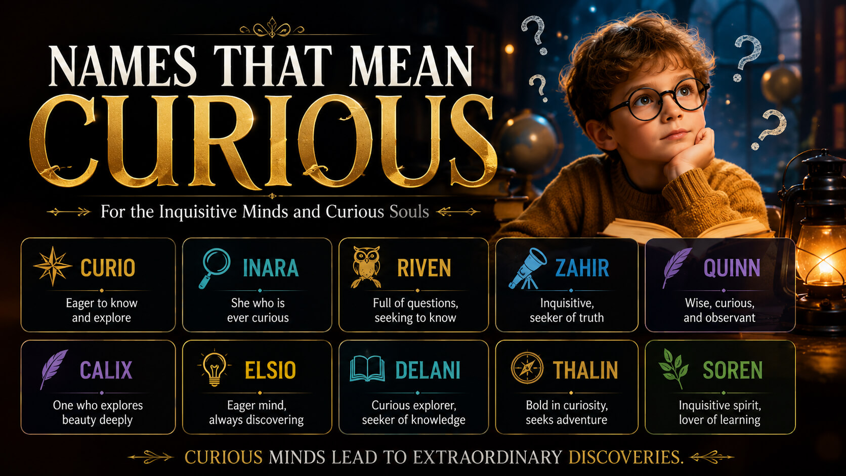 Names That Mean Curious