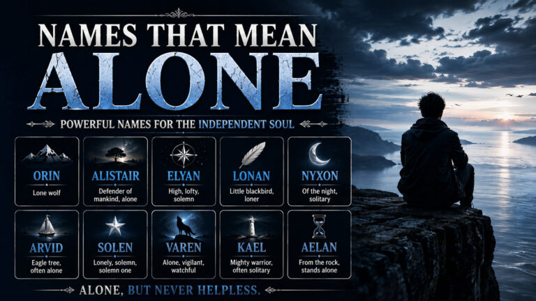 Names That Mean Alone