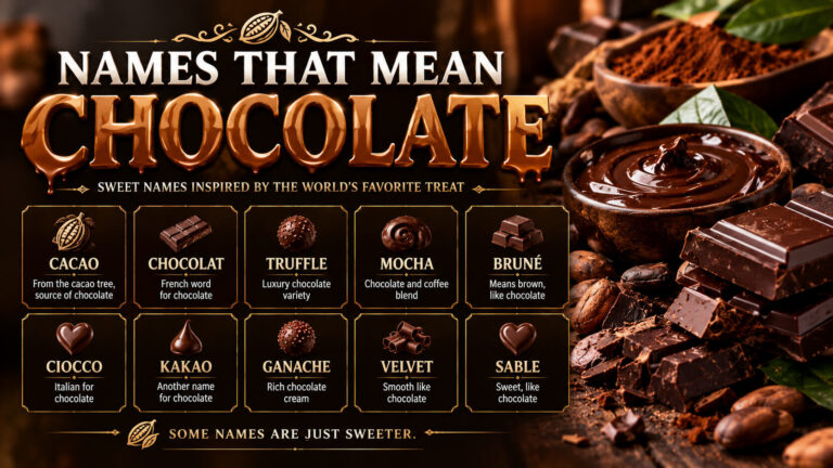 Names That Mean Chocolate