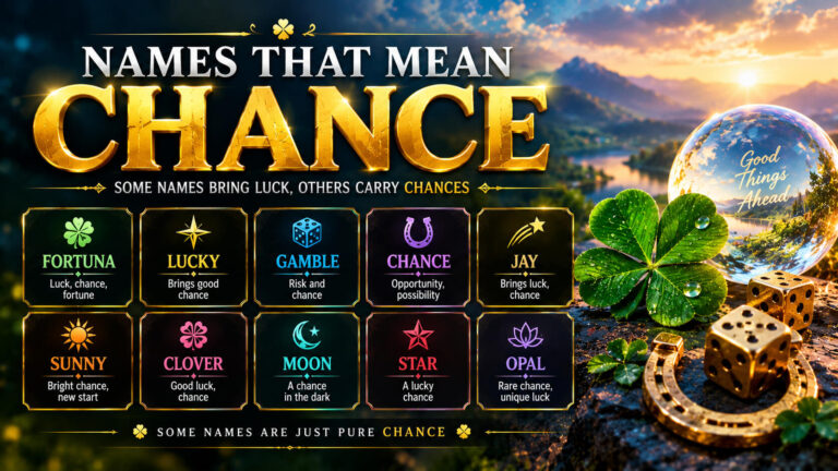 Names That Mean Chance