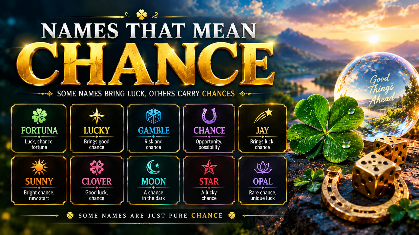 Names That Mean Chance
