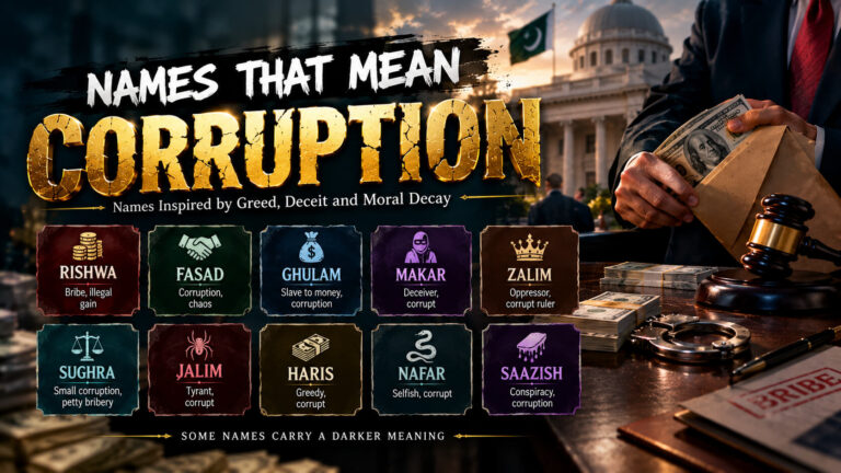 Names That Mean Corruption