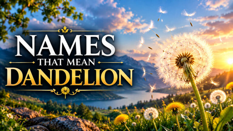 Names That Mean Dandelion