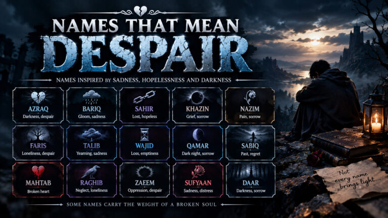 Names That Mean Despair